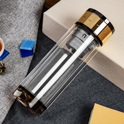 雙層水晶玻璃杯商務(wù)禮品水杯子廠